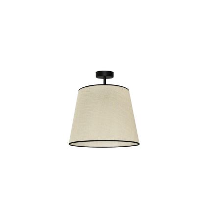 Duolla - Bevestigde hanglamp YUTE 1xE27/15W/230V diameter 38 cm grijs/zwart