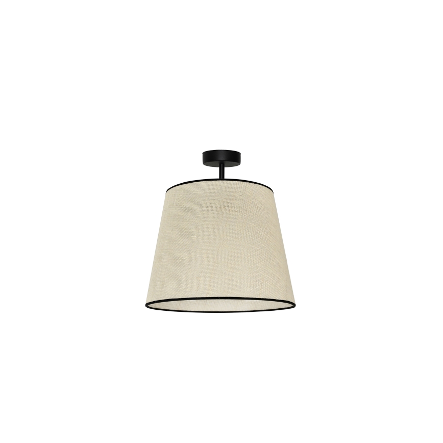 Duolla - Bevestigde hanglamp YUTE 1xE27/15W/230V diameter 38 cm grijs/zwart