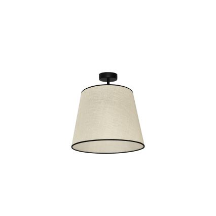 Duolla - Bevestigde hanglamp YUTE 1xE27/15W/230V diameter 38 cm grijs/zwart
