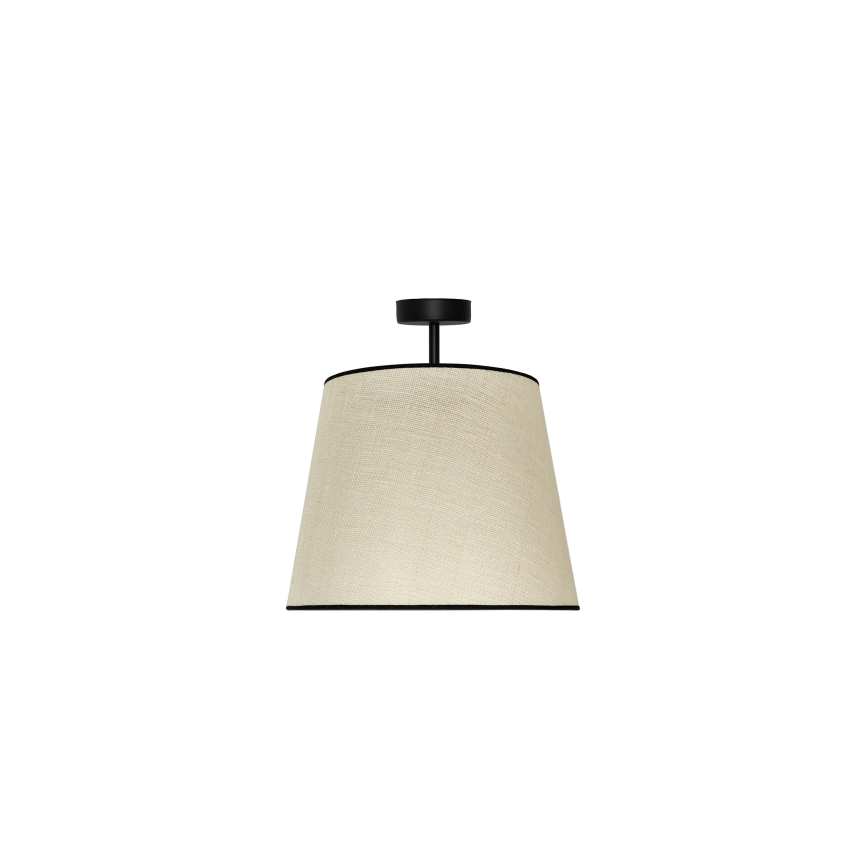 Duolla - Bevestigde hanglamp YUTE 1xE27/15W/230V diameter 38 cm grijs/zwart