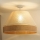 Duolla - Bevestigde hanglamp YUTE AVIGNON 1xE27/15W/230V crème/beige