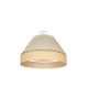 Duolla - Bevestigde hanglamp YUTE AVIGNON 1xE27/15W/230V crème/beige