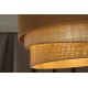 Duolla - Bevestigde hanglamp YUTE TRIO 3xE27/15W/230V diameter 60 cm bruin/grijs/beige