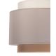 Duolla - Grijs Beige Hanglamp aan een koord SOHO 1x E27 / 40W / 230V