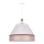 Duolla - Hanglamp aan een koord AVIGNON 1xE27/15W/230V diameter 50 cm wit/beige