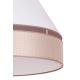 Duolla - Hanglamp aan een koord AVIGNON 1xE27/15W/230V diameter 50 cm wit/beige