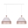 Duolla - Hanglamp aan een koord AVIGNON 2xE27/15W/230V wit/beige