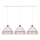 Duolla - Hanglamp aan een koord AVIGNON 3xE27/15W/230V wit/beige