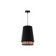 Duolla - Hanglamp aan een koord BELL SHINY 1xE27/15W/230V zwart/koper
