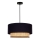 Duolla - Hanglamp aan een koord BOHO 1xE27/15W/230V diameter 45 cm zwart/rotan