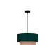 Duolla - Hanglamp aan een koord BOHO 1xE27/15W/230V groen/bruin