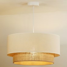 Duolla - Hanglamp aan een koord BOHO 1xE27/40W/230V beige