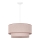 Duolla - Hanglamp aan een koord BOHO 1xE27/40W/230V diameter 45 cm beige
