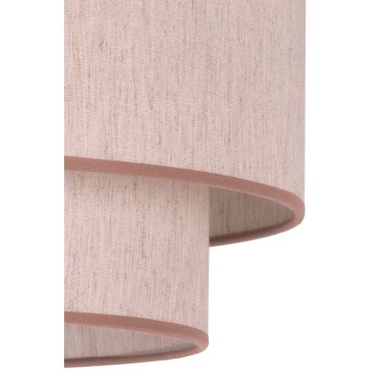 Duolla - Hanglamp aan een koord BOHO 1xE27/40W/230V diameter 45 cm beige