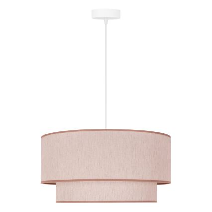 Duolla - Hanglamp aan een koord BOHO 1xE27/40W/230V diameter 45 cm beige