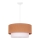 Duolla - Hanglamp aan een koord BOHO 1xE27/40W/230V diameter 45 cm beige/wit
