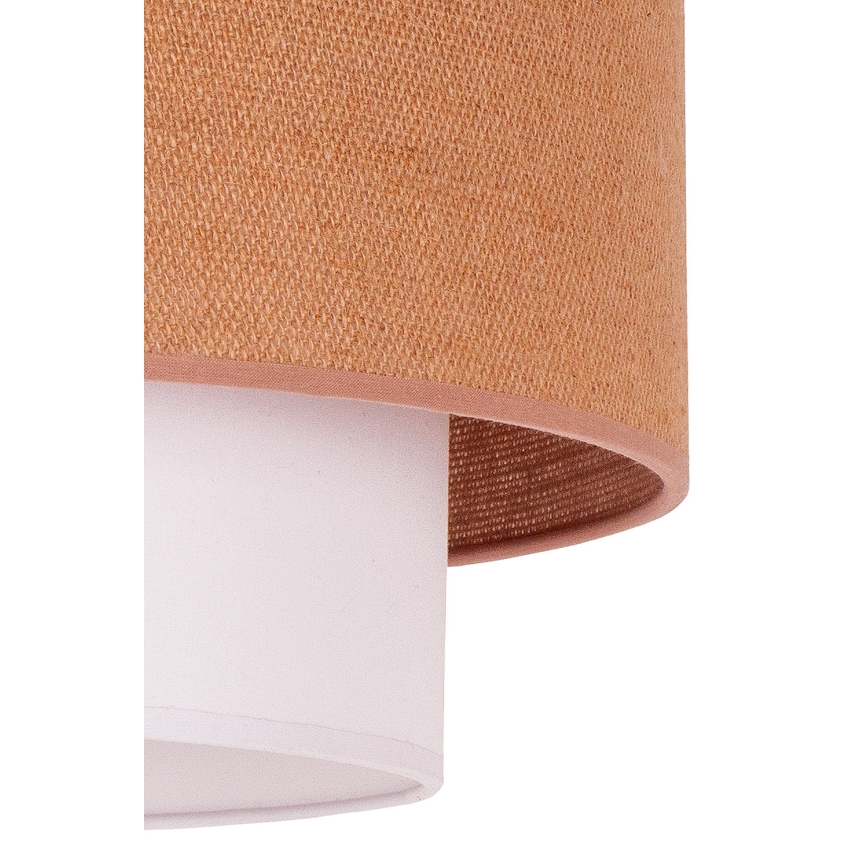 Duolla - Hanglamp aan een koord BOHO 1xE27/40W/230V diameter 45 cm beige/wit