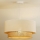 Duolla - Hanglamp aan een koord BOHO 1xE27/40W/230V diameter 45 cm crème/bruin