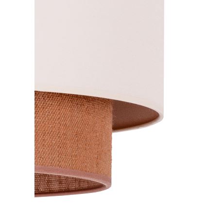 Duolla - Hanglamp aan een koord BOHO 2xE27/15W/230V beige/bruin