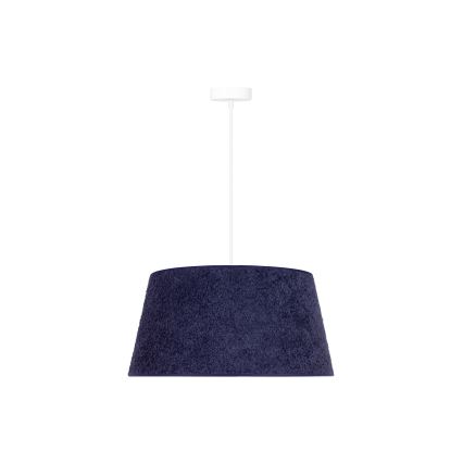 Duolla - Hanglamp aan een koord BOUCLE 1xE27/15W/230V diameter 50 cm blauw