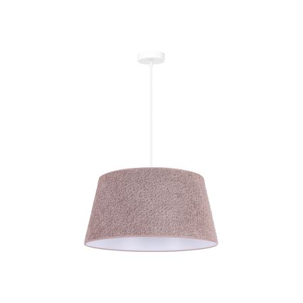 Duolla - Hanglamp aan een koord BOUCLE 1xE27/15W/230V diameter 50 cm bruin