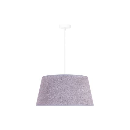 Duolla - Hanglamp aan een koord BOUCLE 1xE27/15W/230V diameter 50 cm grijs