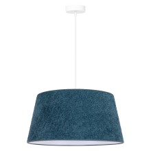 Duolla - Hanglamp aan een koord BOUCLE 1xE27/15W/230V diameter 50 cm turquoise