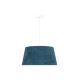 Duolla - Hanglamp aan een koord BOUCLE 1xE27/15W/230V diameter 50 cm turquoise