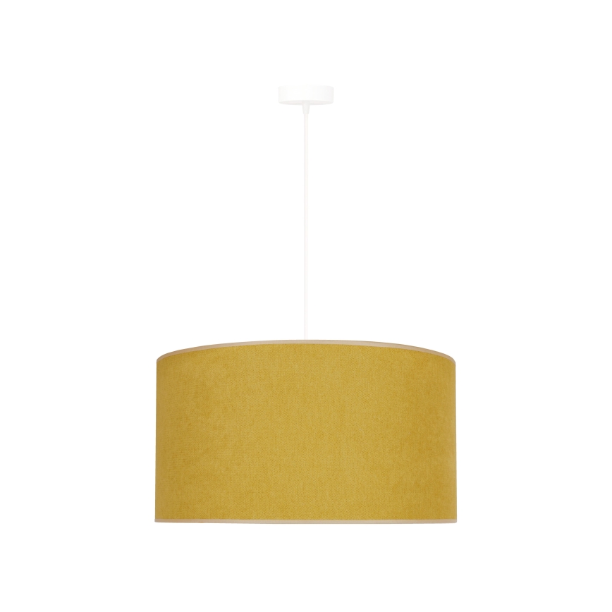 Duolla - Hanglamp aan een koord BRISTOL 1xE27/15W/230V diameter 45 cm geel/wit