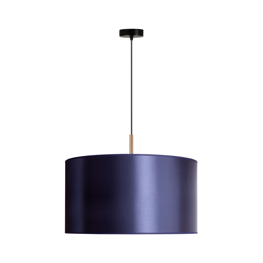 Duolla - Hanglamp aan een koord CANNES 1xE27/15W/230V diameter 45 cm blauw/koper