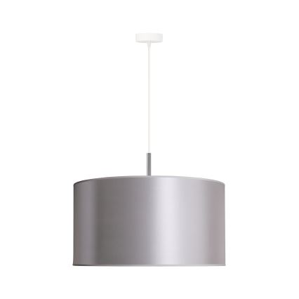 Duolla - Hanglamp aan een koord CANNES 1xE27/15W/230V diameter 45 cm zilver