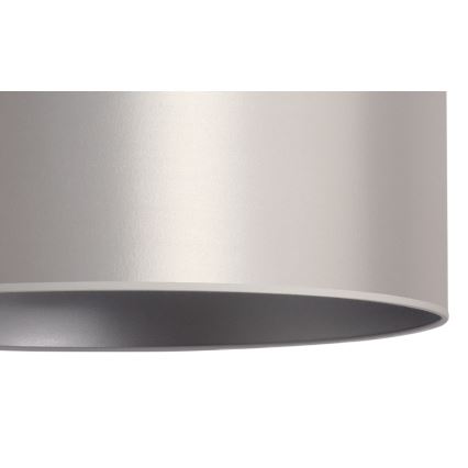 Duolla - Hanglamp aan een koord CANNES 1xE27/15W/230V diameter 45 cm zilver