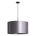 Duolla - Hanglamp aan een koord CANNES 1xE27/15W/230V diameter 45 cm zilver