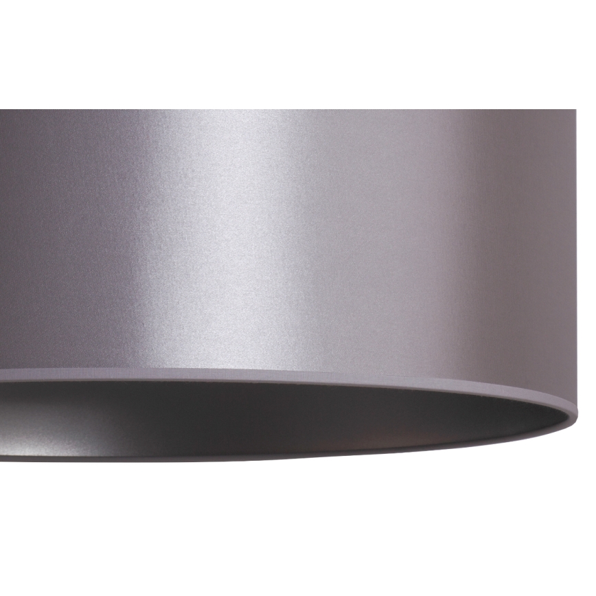 Duolla - Hanglamp aan een koord CANNES 1xE27/15W/230V diameter 45 cm zilver