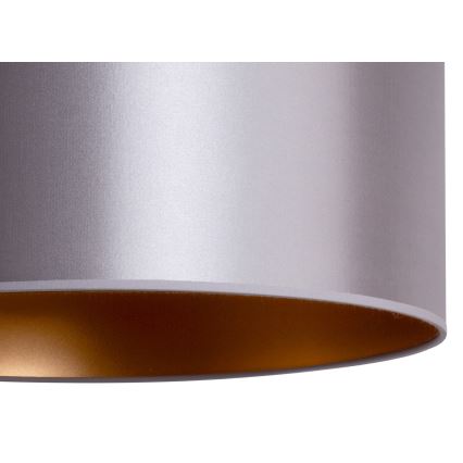 Duolla - Hanglamp aan een koord CANNES 1xE27/15W/230V diameter 45 cm zilver/koper