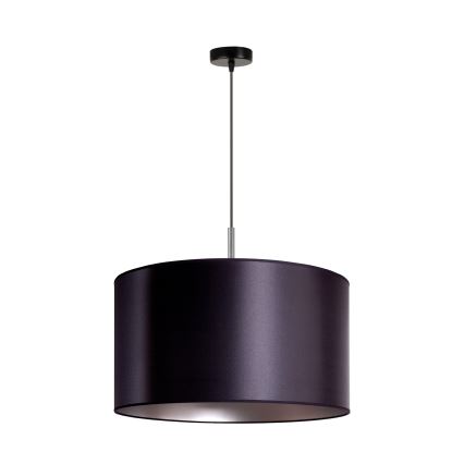 Duolla - Hanglamp aan een koord CANNES 1xE27/15W/230V diameter 45 cm zwart/zilver