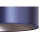 Duolla - Hanglamp aan een koord CANNES 1xE27/15W/230V diameter 50 cm blauw/zilver