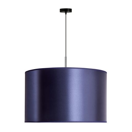 Duolla - Hanglamp aan een koord CANNES 1xE27/15W/230V diameter 50 cm blauw/zilver