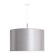 Duolla - Hanglamp aan een koord CANNES 1xE27/15W/230V diameter 50 cm zilver