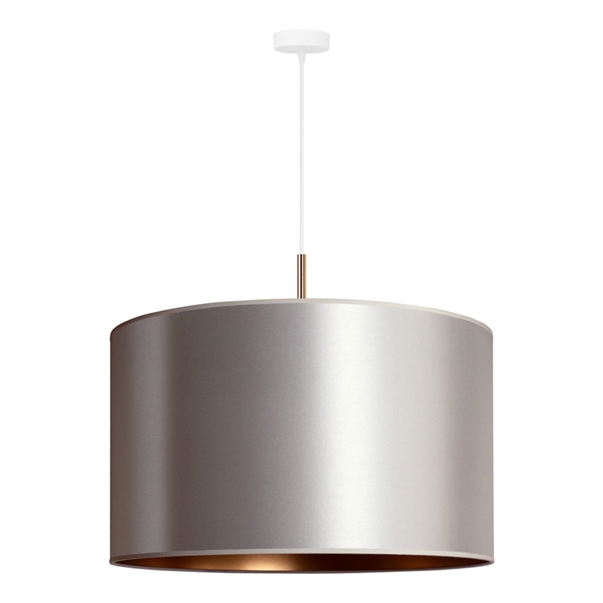 Duolla - Hanglamp aan een koord CANNES 1xE27/15W/230V diameter 50 cm zilver/koper