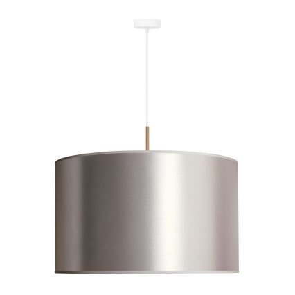 Duolla - Hanglamp aan een koord CANNES 1xE27/15W/230V diameter 50 cm zilver/koper