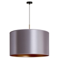 Duolla - Hanglamp aan een koord CANNES 1xE27/15W/230V diameter 50 cm zilver/koper