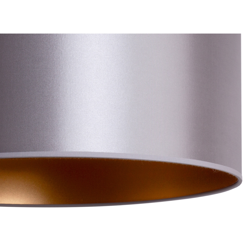 Duolla - Hanglamp aan een koord CANNES 1xE27/15W/230V diameter 50 cm zilver/koper