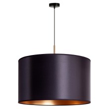 Duolla - Hanglamp aan een koord CANNES 1xE27/15W/230V diameter 50 cm zwart/koper