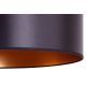 Duolla - Hanglamp aan een koord CANNES 1xE27/15W/230V diameter 50 cm zwart/koper