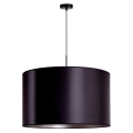 Duolla - Hanglamp aan een koord CANNES 1xE27/15W/230V diameter 50 cm zwart/zilver