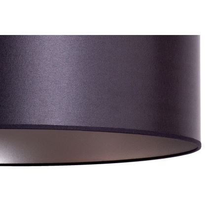 Duolla - Hanglamp aan een koord CANNES 1xE27/15W/230V diameter 50 cm zwart/zilver