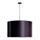 Duolla - Hanglamp aan een koord CANNES 1xE27/15W/230V diameter 50 cm zwart/zilver