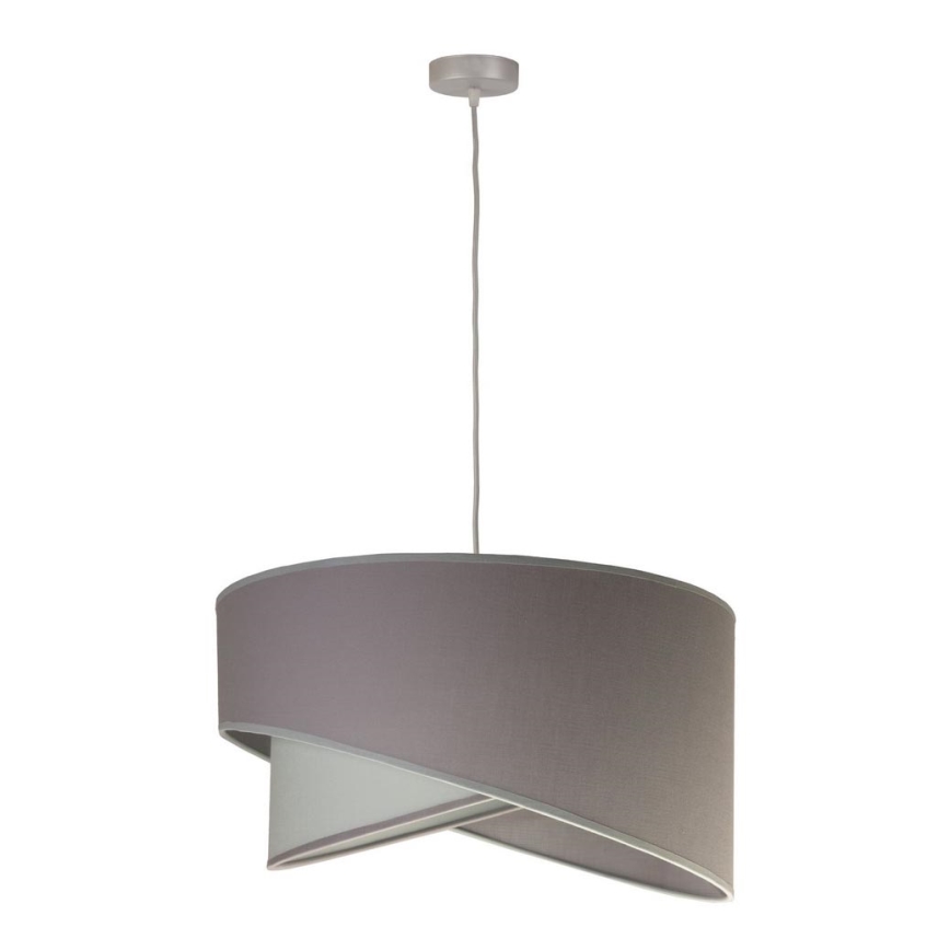Duolla - Hanglamp aan een koord CELLO 1xE27/40W/230V diameter 45 cm grijs/groen