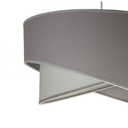Duolla - Hanglamp aan een koord CELLO 1xE27/40W/230V diameter 45 cm grijs/groen